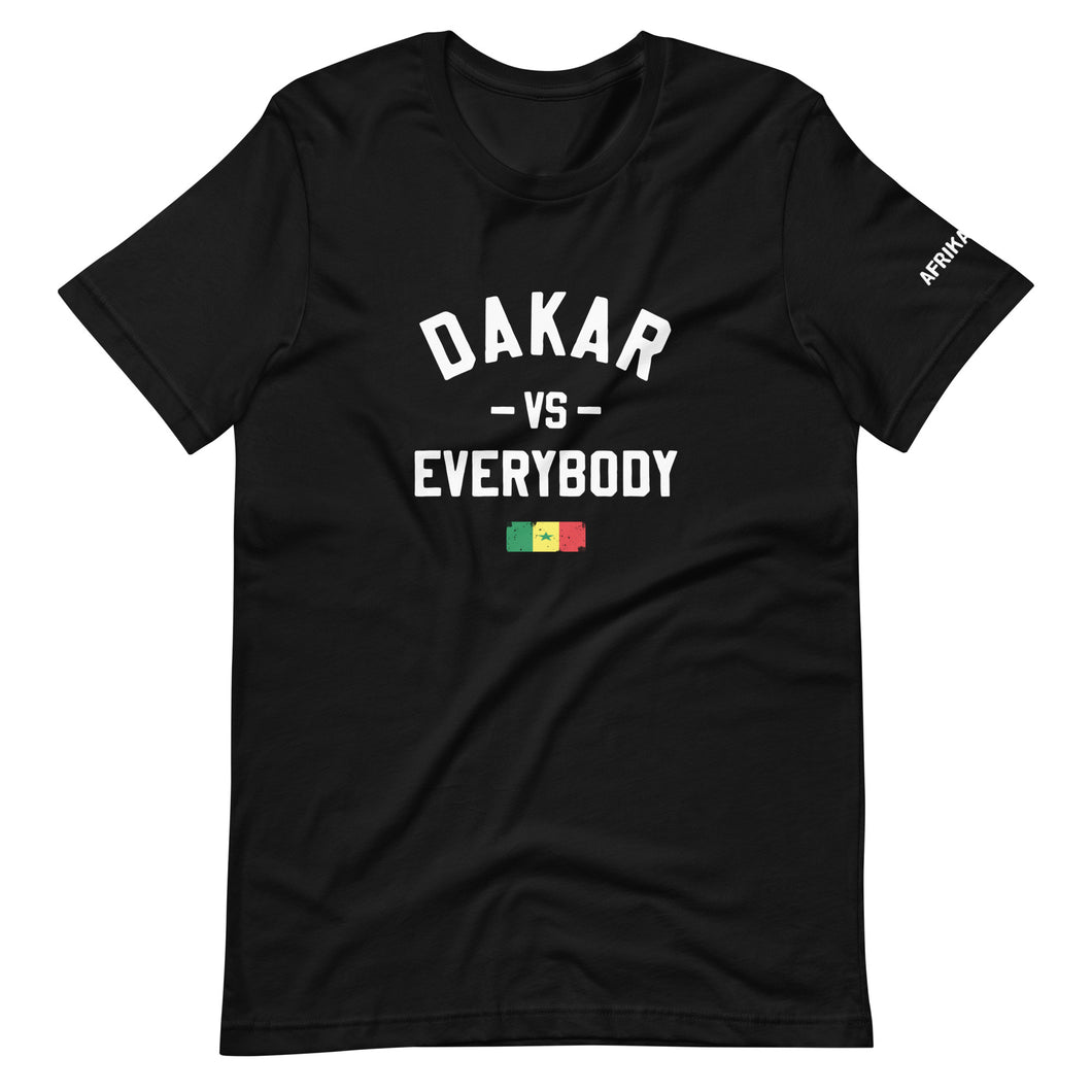 DAKAR -VS- EVERYBODY 🇸🇳 Unisex t-shirt