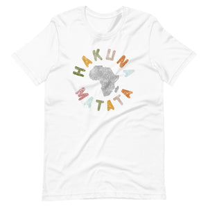 HAKUNA MATATA The Real African Spirit 🦁 Unisex t-shirt