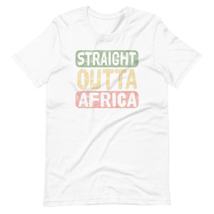 STRAIGHT OUTTA AFRICA Short-Sleeve Unisex T-Shirt